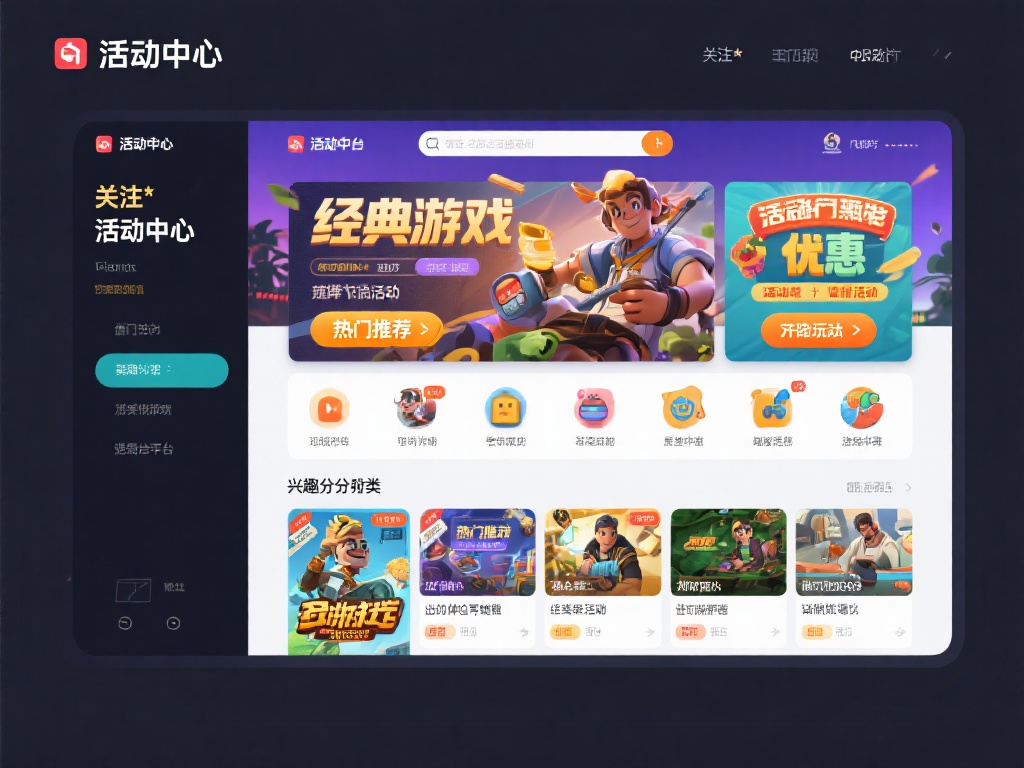 在选择游戏时，可以根据个人兴趣筛选类别，例如经典游