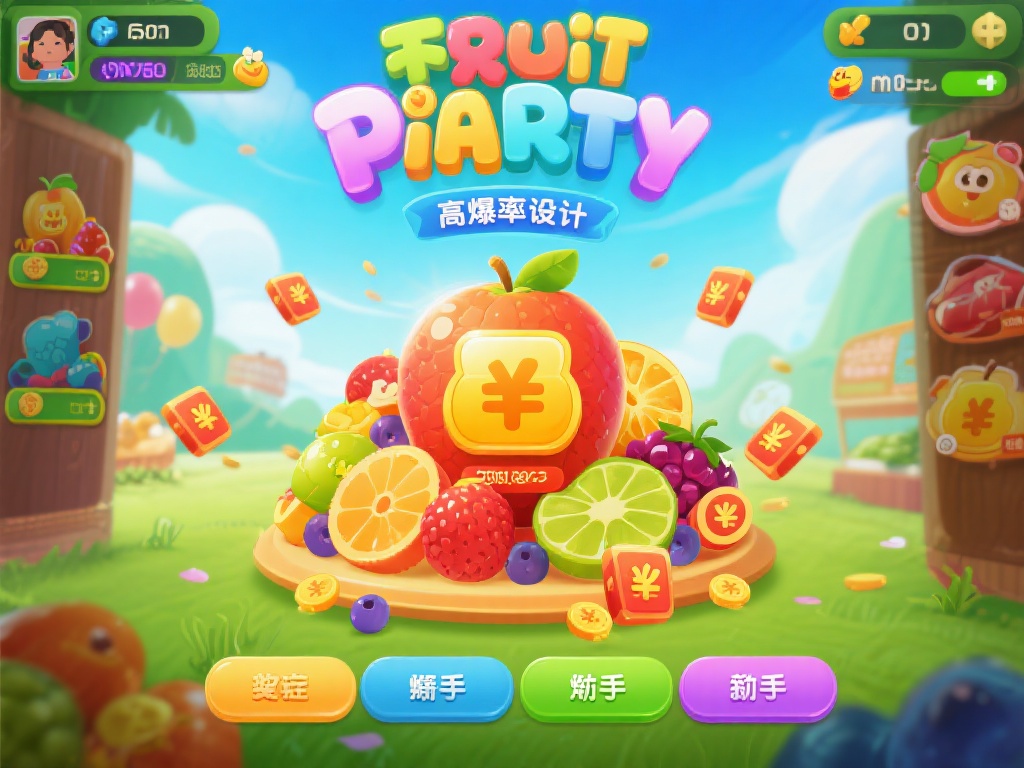 另一款值得一提的游戏是《水果派对》，这款游戏以轻松